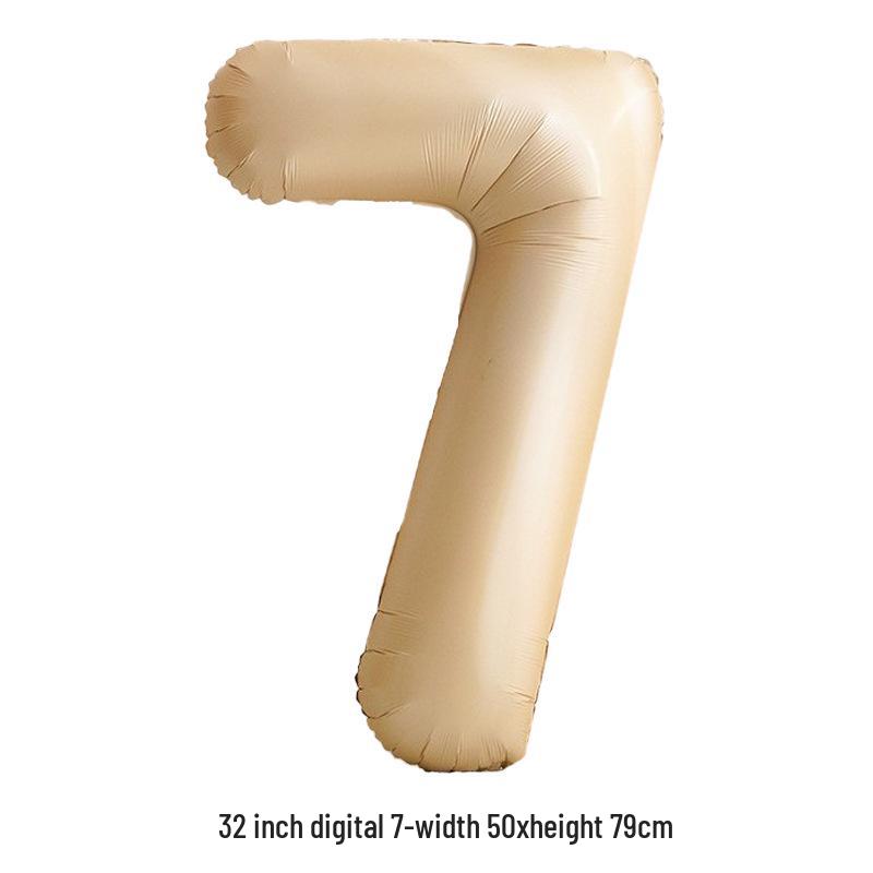 32-Inch White Number '40' Birthday Balloon, Aluminum Foil Party Decoration Prop