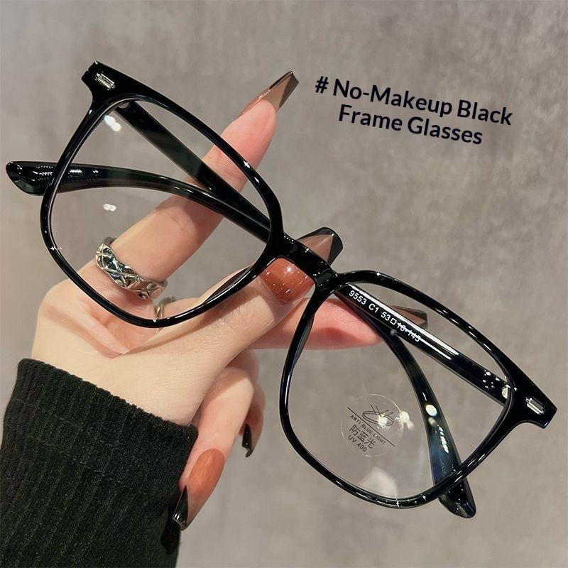 

Простые, Универсальные, Стильные, Сверхлегкие, Металлические очки с большой оправой для женщин с близорукостью -4.0