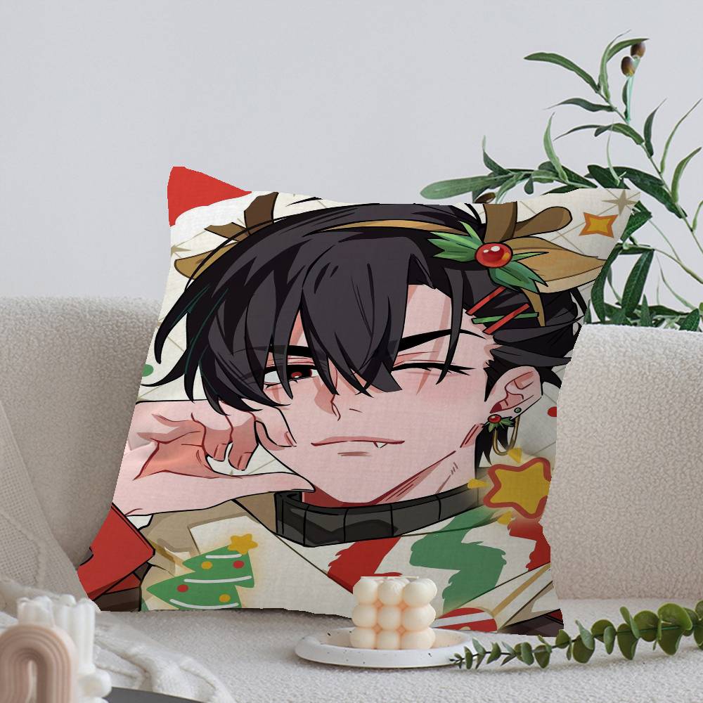 Anime Alien Stage Ivan Till Maple Design Cushion Cover Happy Autumn Harvest decor Holiday Decorati Pillow Cover