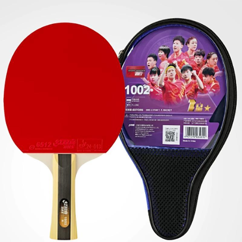 Rakieta do ping ponga Double Happiness 4002: Rakieta 1-gwiazdkowa i treningowa 3-gwiazdkowa