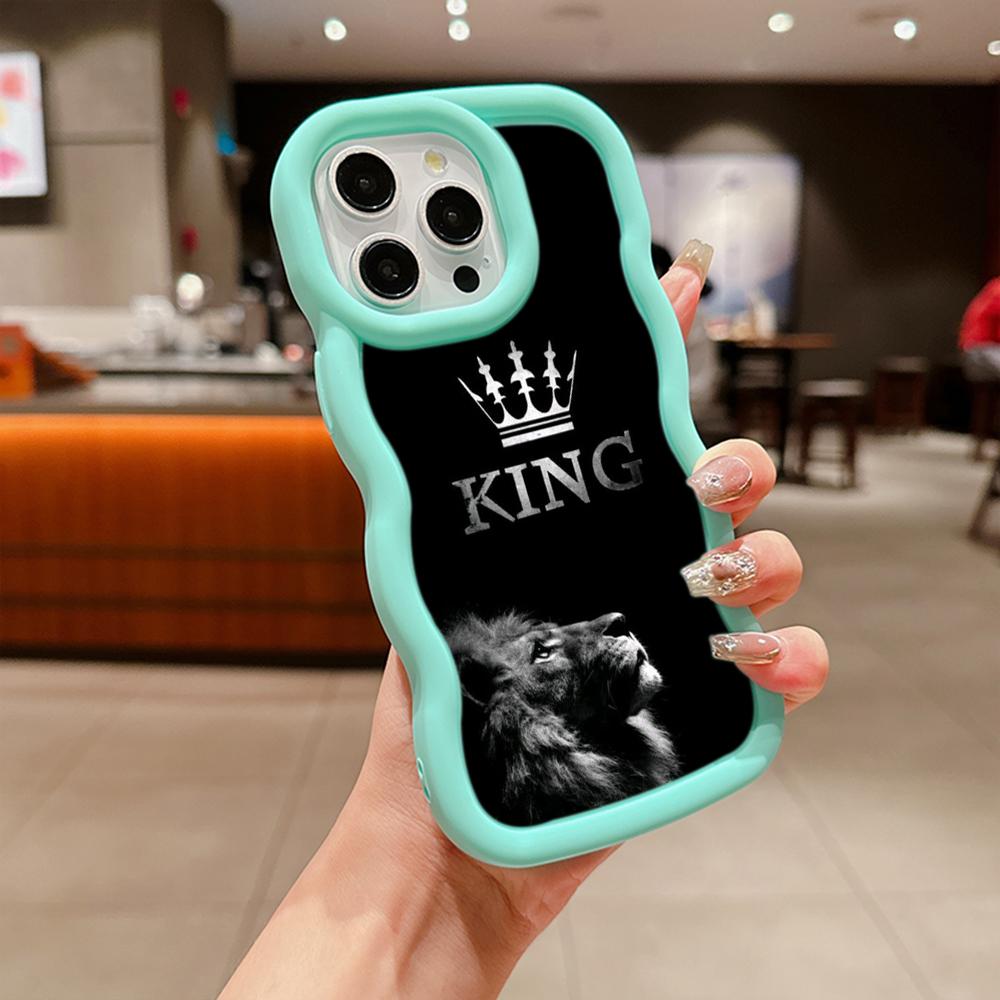 Ae86 Lion Black Design Art Protective Phone Cases for Samsung S24 Plus S23 Ultra A14 A55 A06 Honor X9b Motorola OnePlus Big Wave TPU Back Cover