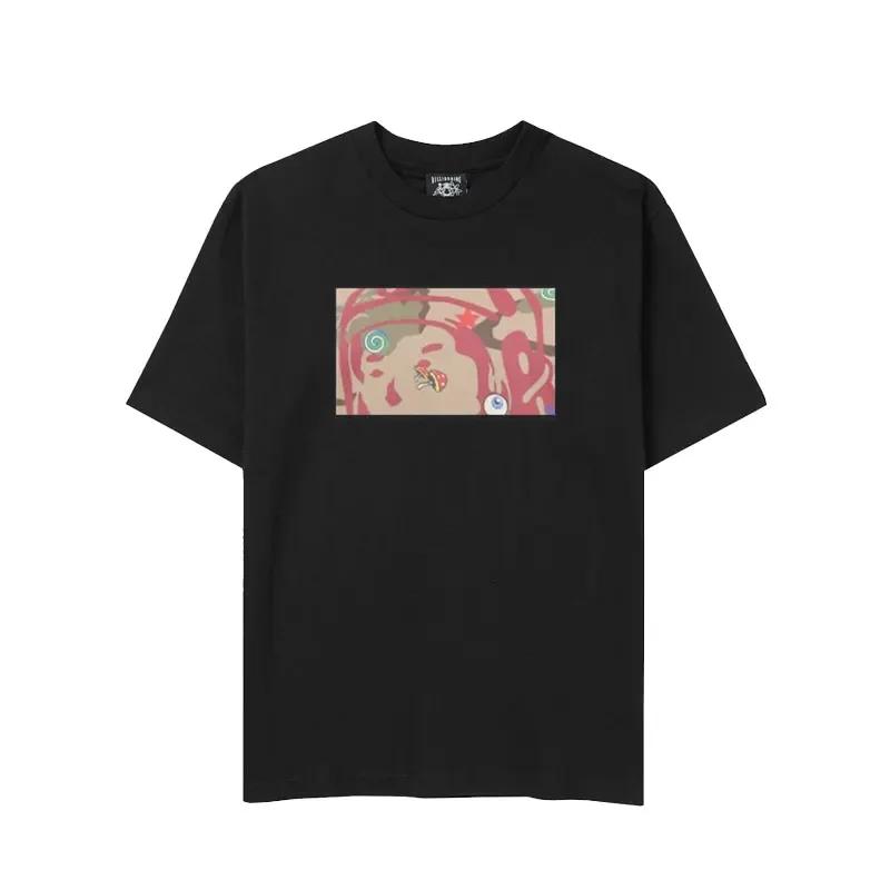 

Распродажа, специальная распродажа, мужская свободная хлопковая футболка с коротким рукавом Billionaire Boys Club Fashion BBC Neon Lettering Logo, высокое качество XXL