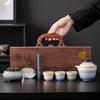 Merchandise ceramic kung fu tea set gift box set, high-end practical business gifts for customers and elders