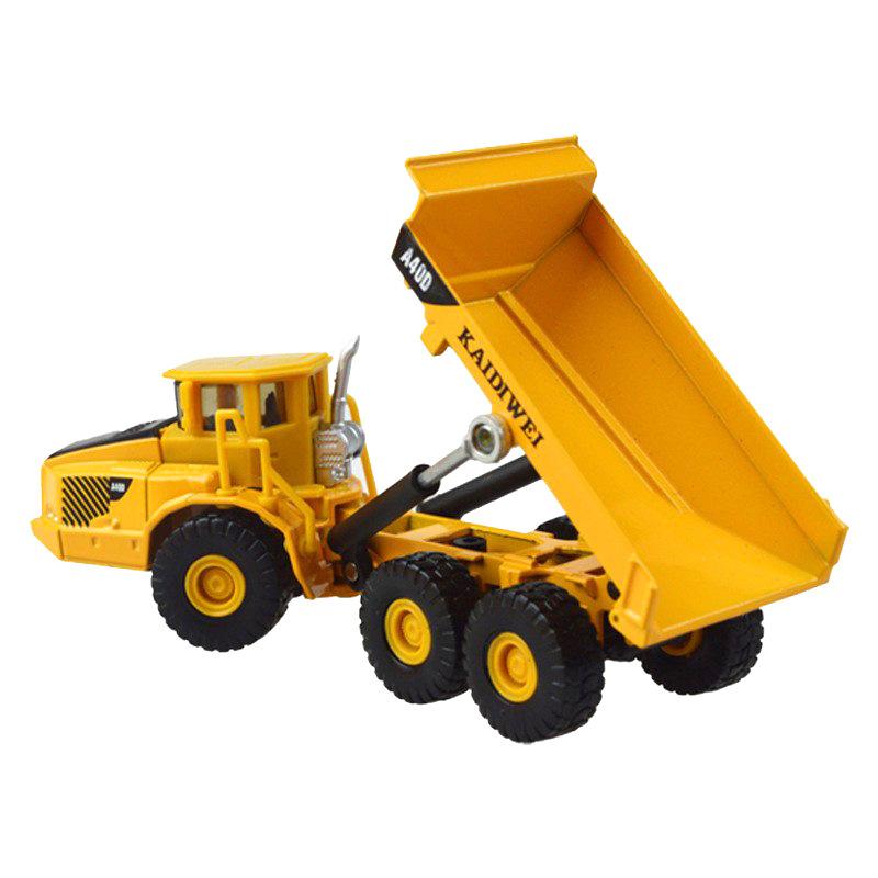 1/87 Dumper Tipper Truck Toy Car Model Diecast Metal Engineering Lorry Vehicle Miniature Collection Gift for Children Kid Boys