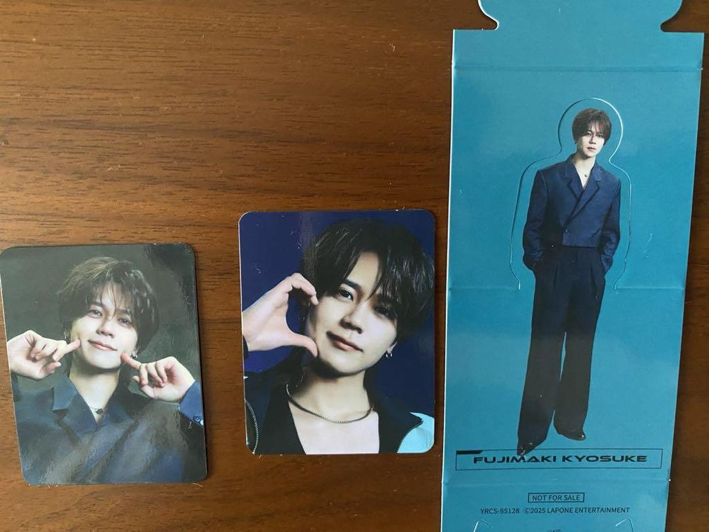 [USED] Kyosuke Fujimaki INI THE ORIGIN FC limited 4 types No application lottery ticket