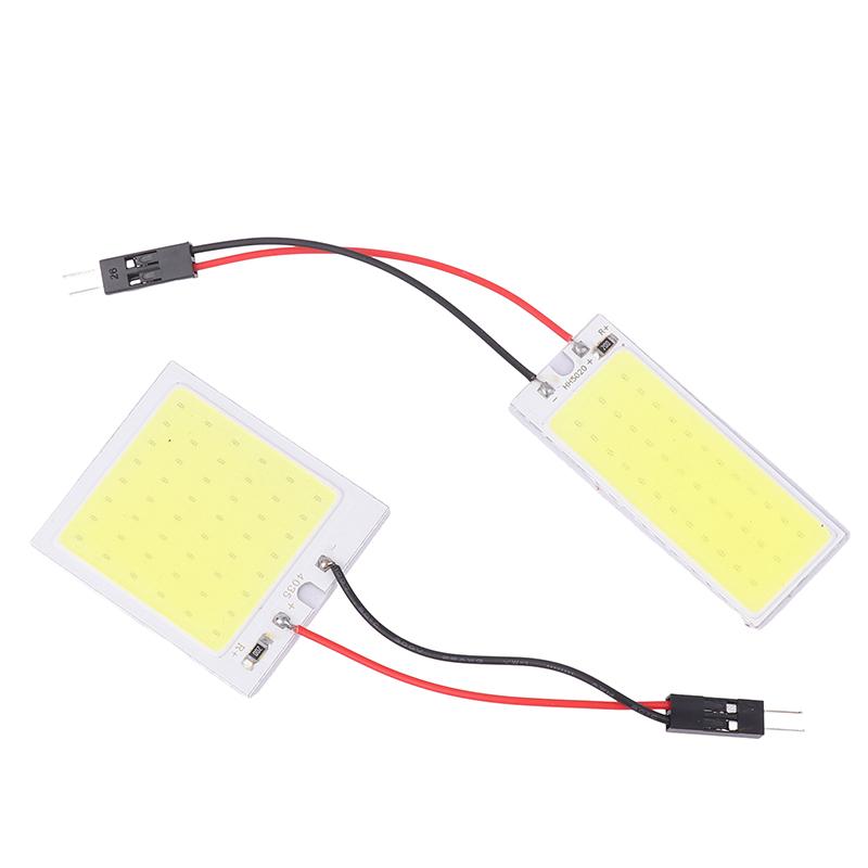 1Pc COB 18SMD 24SMD 36SMD 48SMD Car Led Clearance License Panel Lamp Auto Interior Reading Bulb Trunk Festoon Light