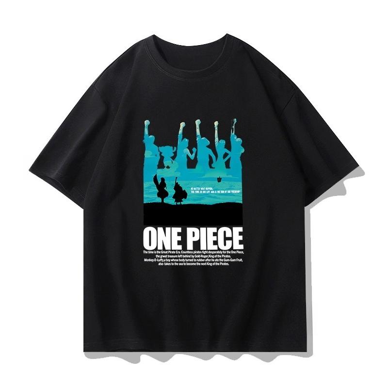 ONE PIECE Joint Tshirt Mens and Womens Summer Peripheral Clothes ACE Sanji Luffy Zoro Shortsleeved Childrens Clothes
