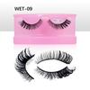 New Wet Spikey Lashes Makeup D Curl Russian Strip Fake Eyelashes Cosplay Natural Full Strip Lashes Supplies