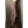 Womens High-Waisted Antibacterial Yoga Flare Leggings Fitness Running Gym Workout Fall Winter