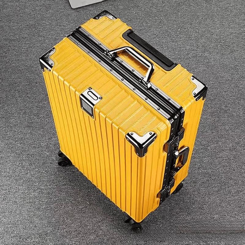 JOURHEY SHI Durable Aluminum Frame Hardshell PC Luggage