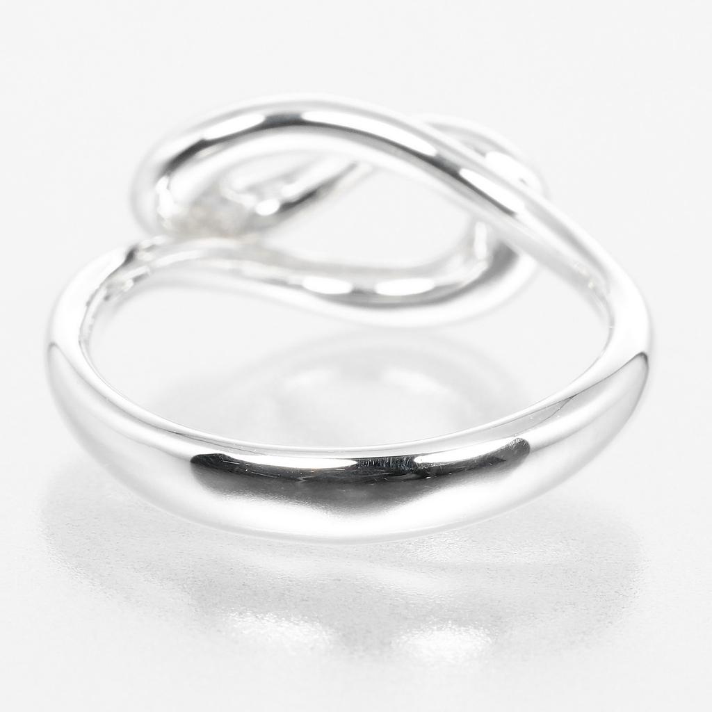 TIFFANY&Co. Open Wave Ring Silver925 #4.9(US Size) 3g Women Used