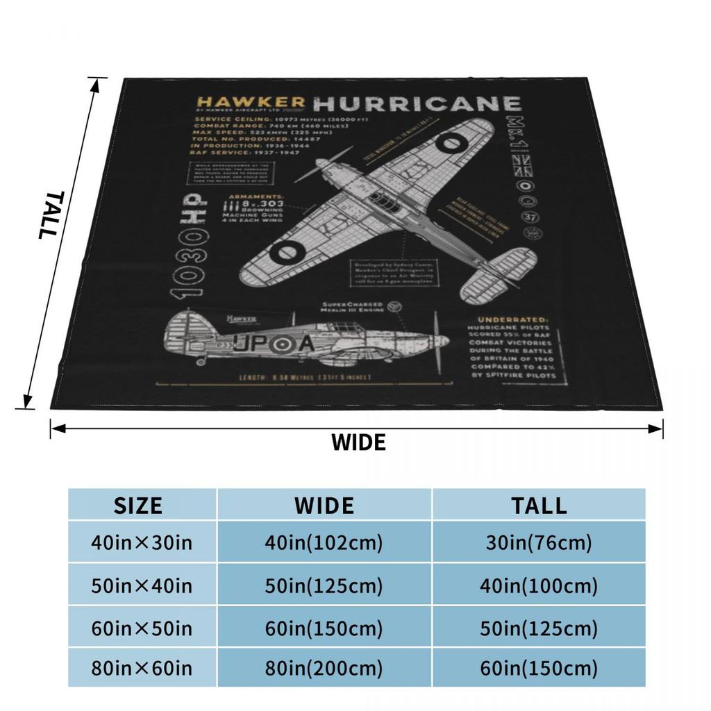 Hawker Hurricane Custom Gift An Ultra-Soft Micro Fleece Blanket