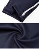 Unisex Dark Blue School Pants with Reflective Stripe – Light, Loose, and Straight Leg for Spring and Autumn
