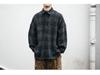 Men's Retro Plaid Wool Jacket - Long Sleeve, Versatile Casual Coat for Spring and Autumn