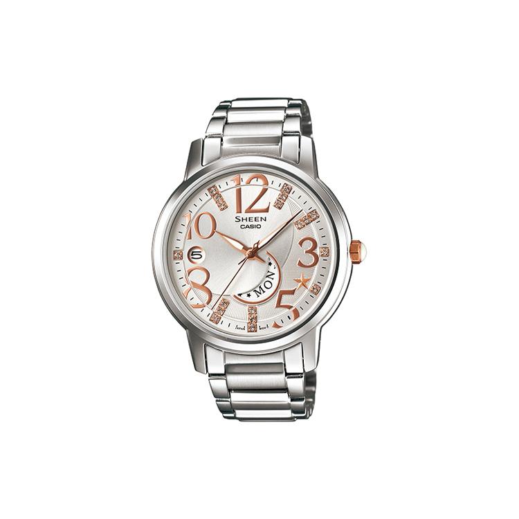 CASIO Women s SHEEN Silver Watch SHE-4028D-7A SHE-4028D-7A