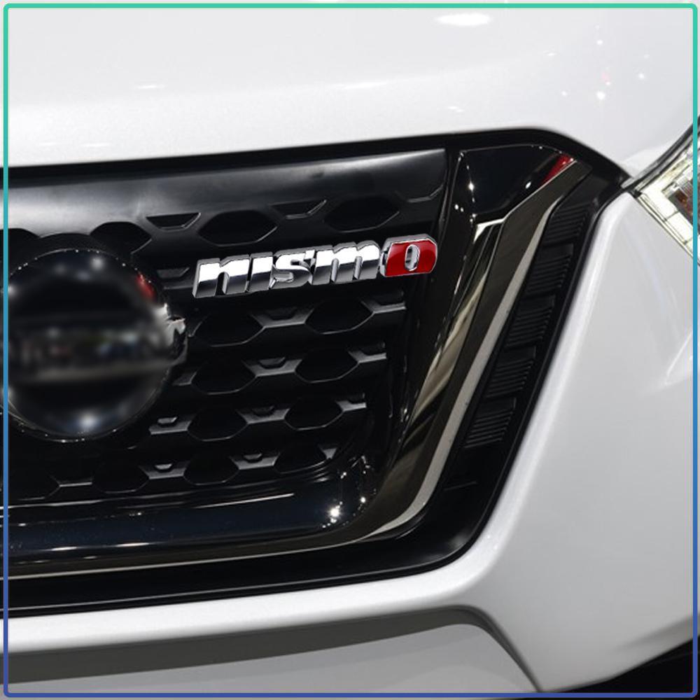 1Pc Metal Style Nismo Emblem Car Front Grille Trunk Decal Styling Accessories For Nissan Qashqai X J10 J11 Trail Tiida Juke Teana Pulsar Altima