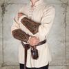 Knight Arm Gauntlets Leather Belt  Vintage Arm Guards Halloween Cosplay Costume