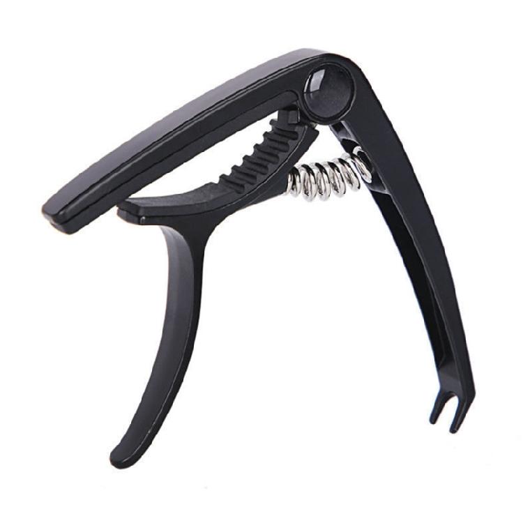 Adjustable Moving Guitar Capo Silicone Pad for 4/6 Strings Guitar Sliding Capo чёрный