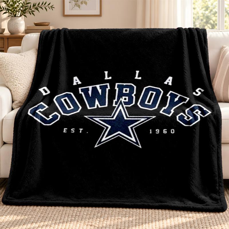 Dallas Cowboys blanket Flannel Blanket Soft Cozy Plush Throw for Sofa Bed Lightweight Home Decoration Outdoor camping