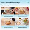 Temaiju Disposable Round Food Containers with Lids