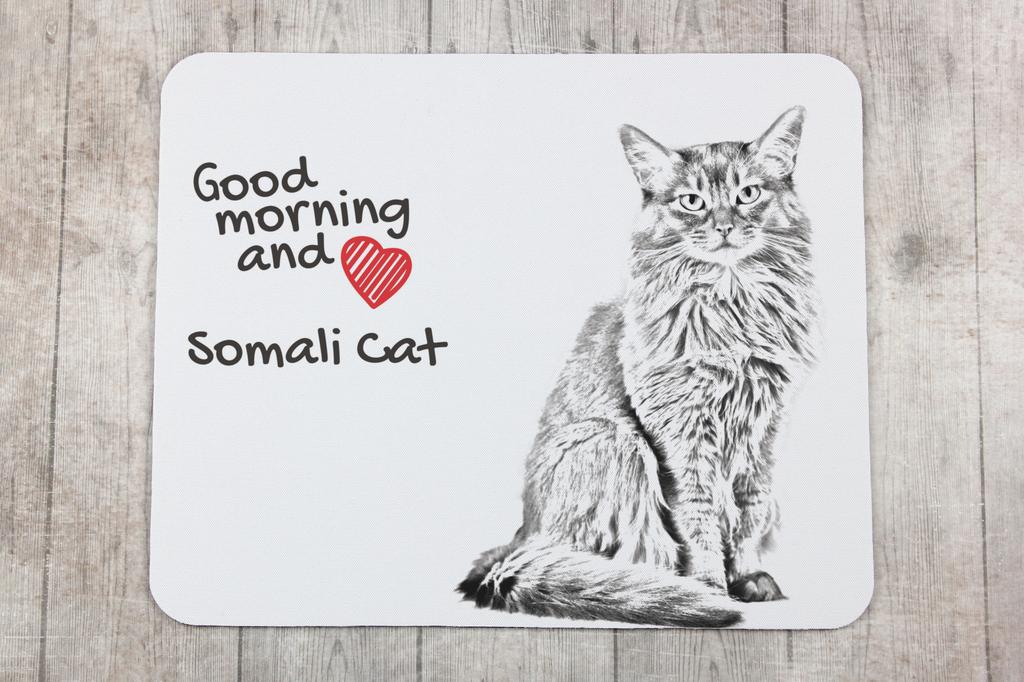 Somali - mouse pad com estampa, pad de gato personalizado, gadget exclusivo para um trabalhador de escritório da marca Art-Dog