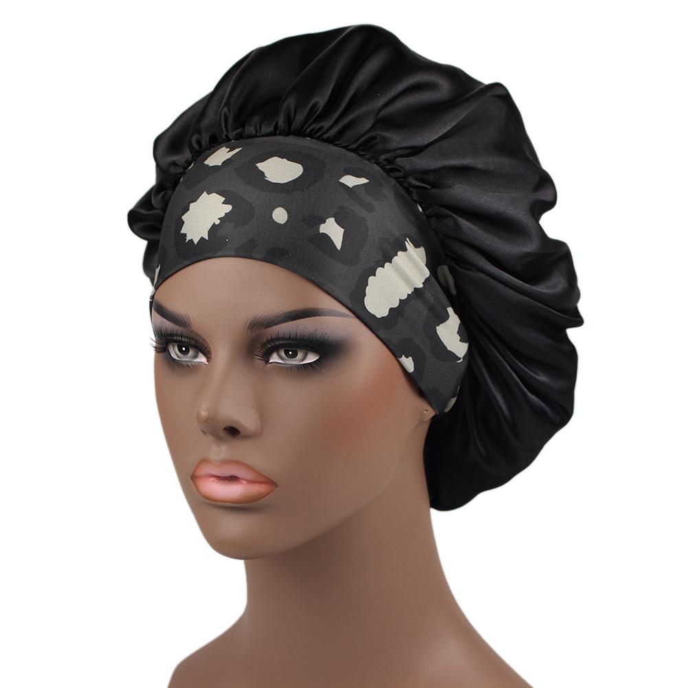 Czepek na włosy do spania dla kobiet szerokie rondo czapka do spania czepek na włosy kręcone czepek pod prysznic dzieci mężczyźni