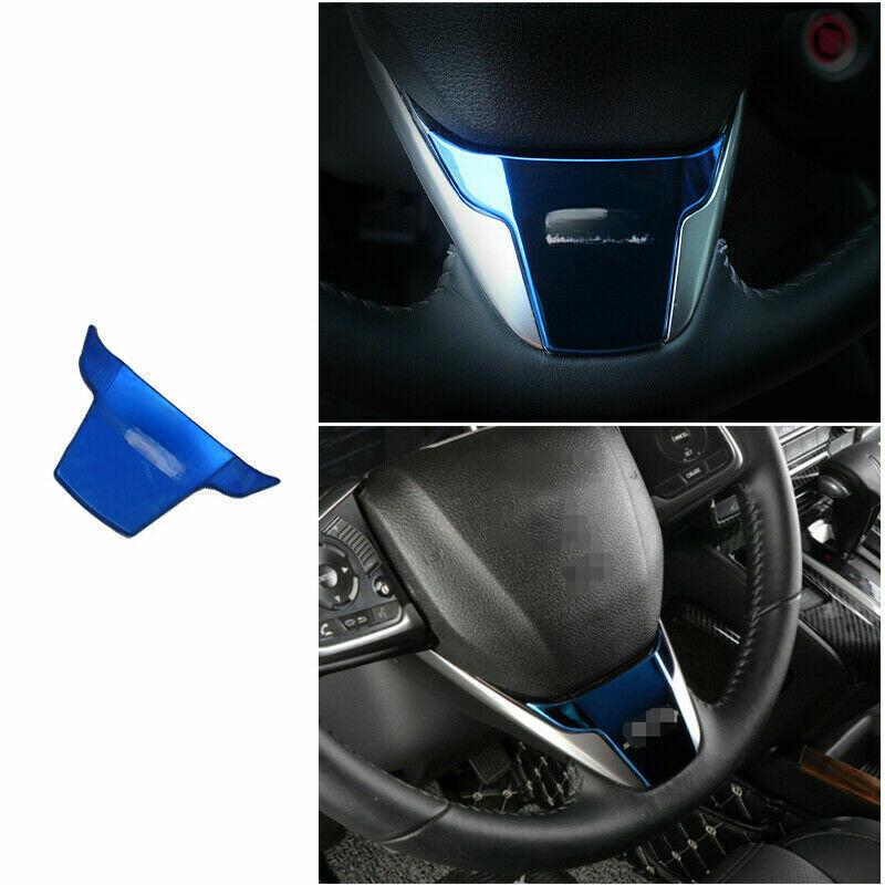 For Honda CR-V CRV 2017-2022 Blue Inner Steering Wheel Decorative Cover Trim