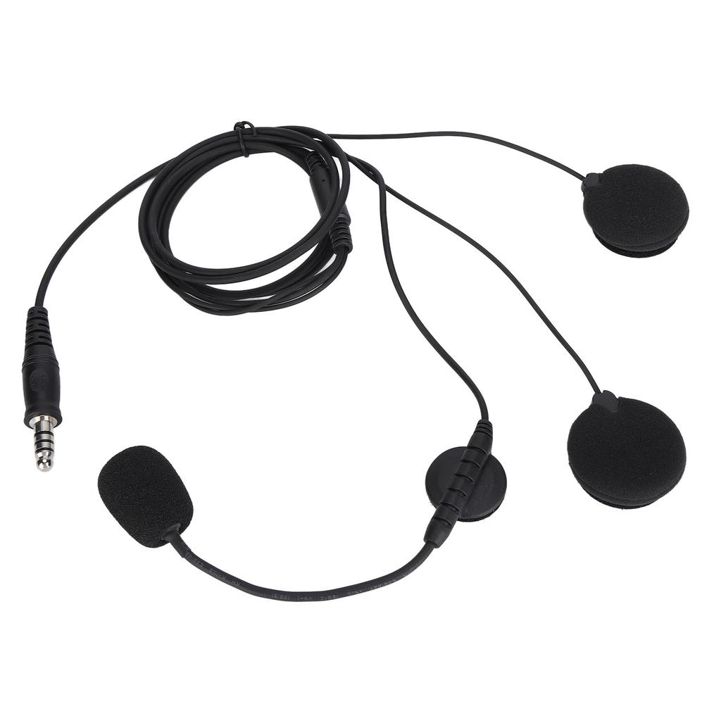 7.1mm Motorcycle Headset Hands Free Call Stereo Sound Bilateral Helmet Headphone for Outdoor Motorbike