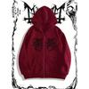 Heavy Duty Men's Hooded Sweatshirt, Fashionable Street Style Cardigan, Zipper Jacket