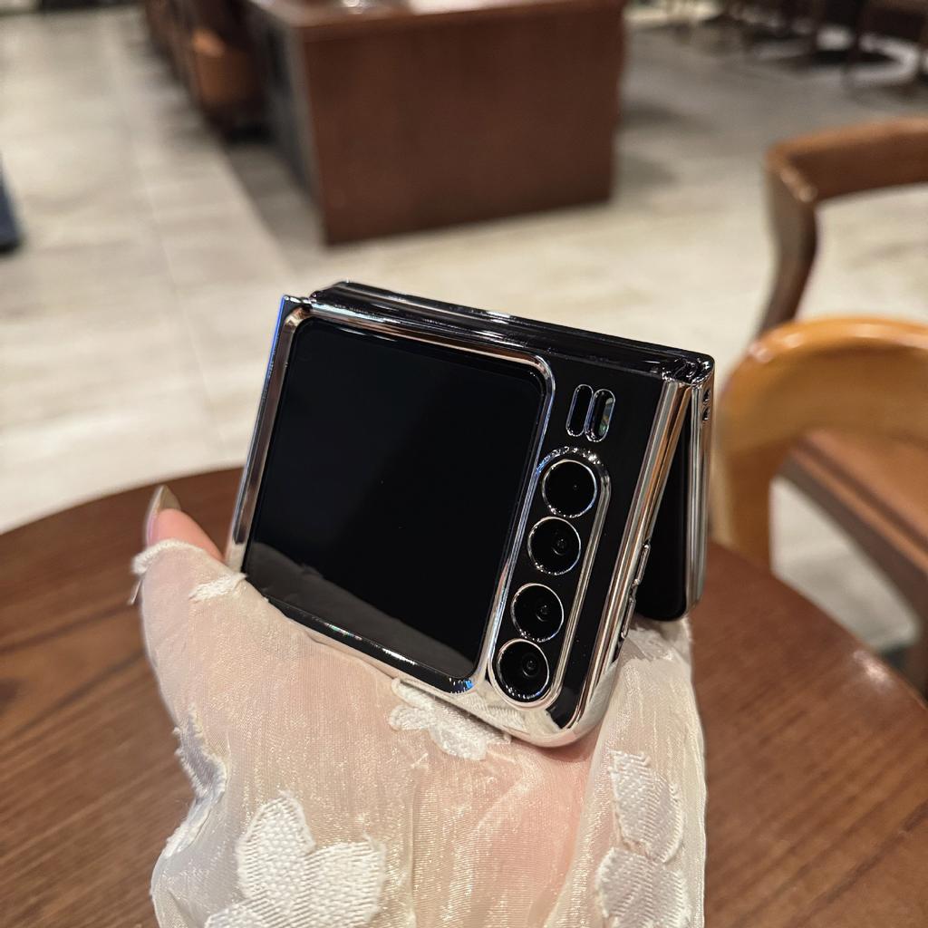 Suitable for Huawei mateX6 Folding Mobile Phone Case Xlfip Electroplating Glitter Xiaomi Maxfold3 Luxury Find N5