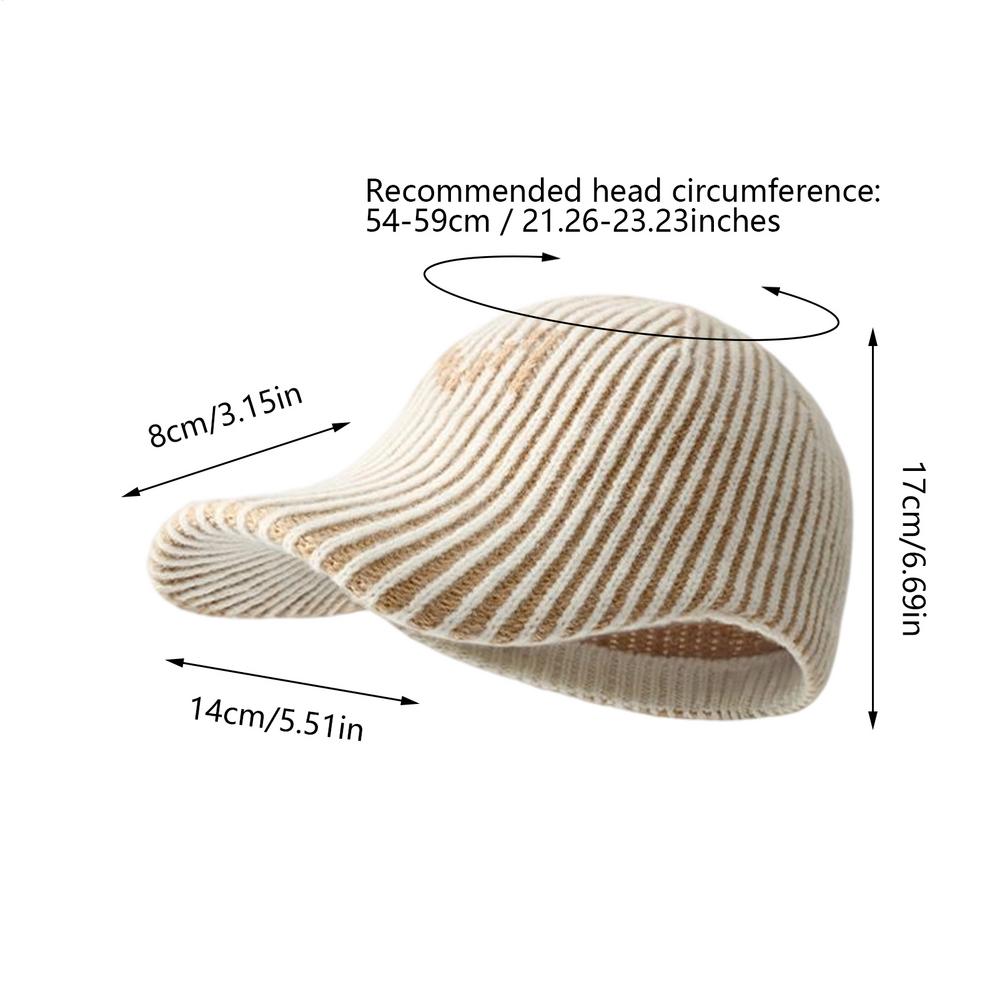

Baseball Hat Warm Stylish Wide Women Baseball Hat For Winter For Friends Teens Adults Ladies Girls School Commuting Cycling
