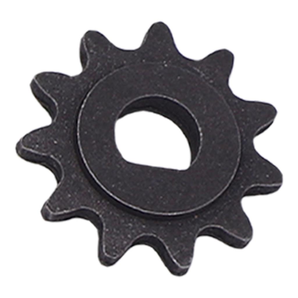 25H Chain Motor Sprocket 10mm Inner Diameter High Strength Metal Motor Sprocket with D Hole Nut and Spring