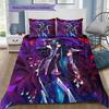 Saint Seiya Golden Saints Bedding Set, 1 Duvet Cover & 2 Pillowcases, Suitable for Bedroom, Ideal Gift for Anime Fans