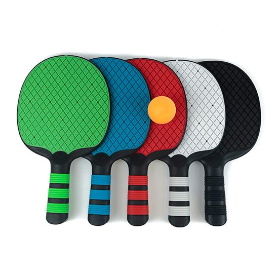 Ping Pong Paddles Silicone Table Tennis Racket Pingpong Training Bat with Ergonomic Handle for Beginner