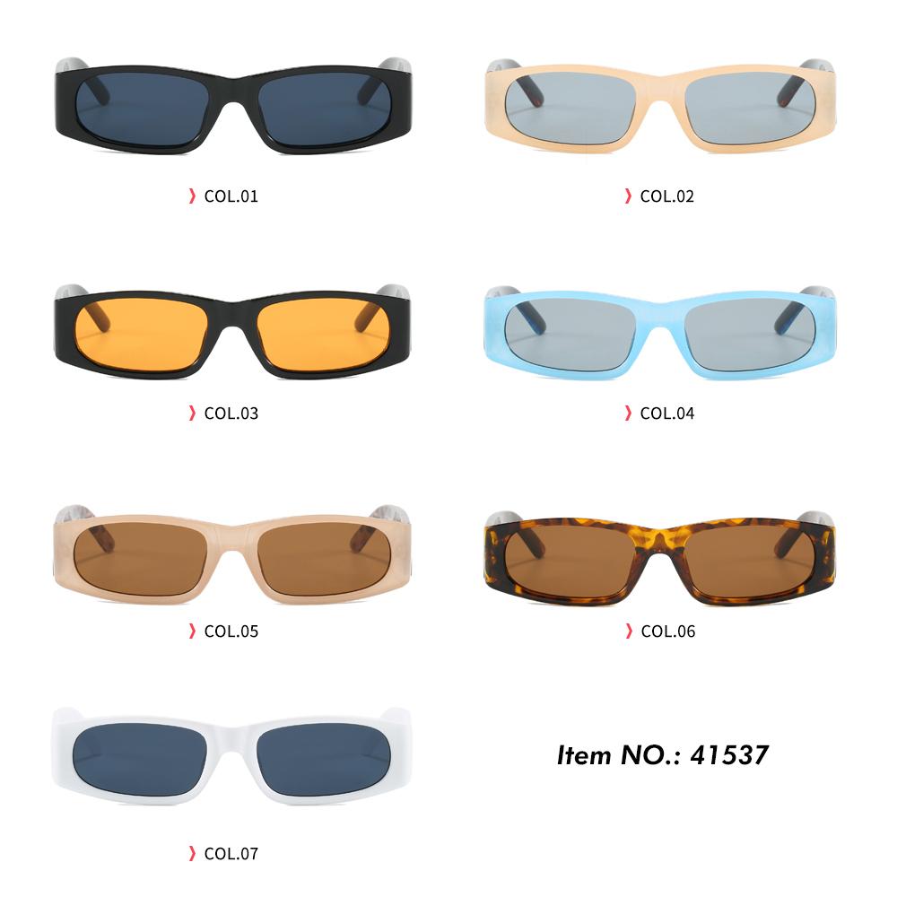 Superhot Eyewear 41537 Fashion 2024 Retro Women Small Rectangle Narrow Sunglasses