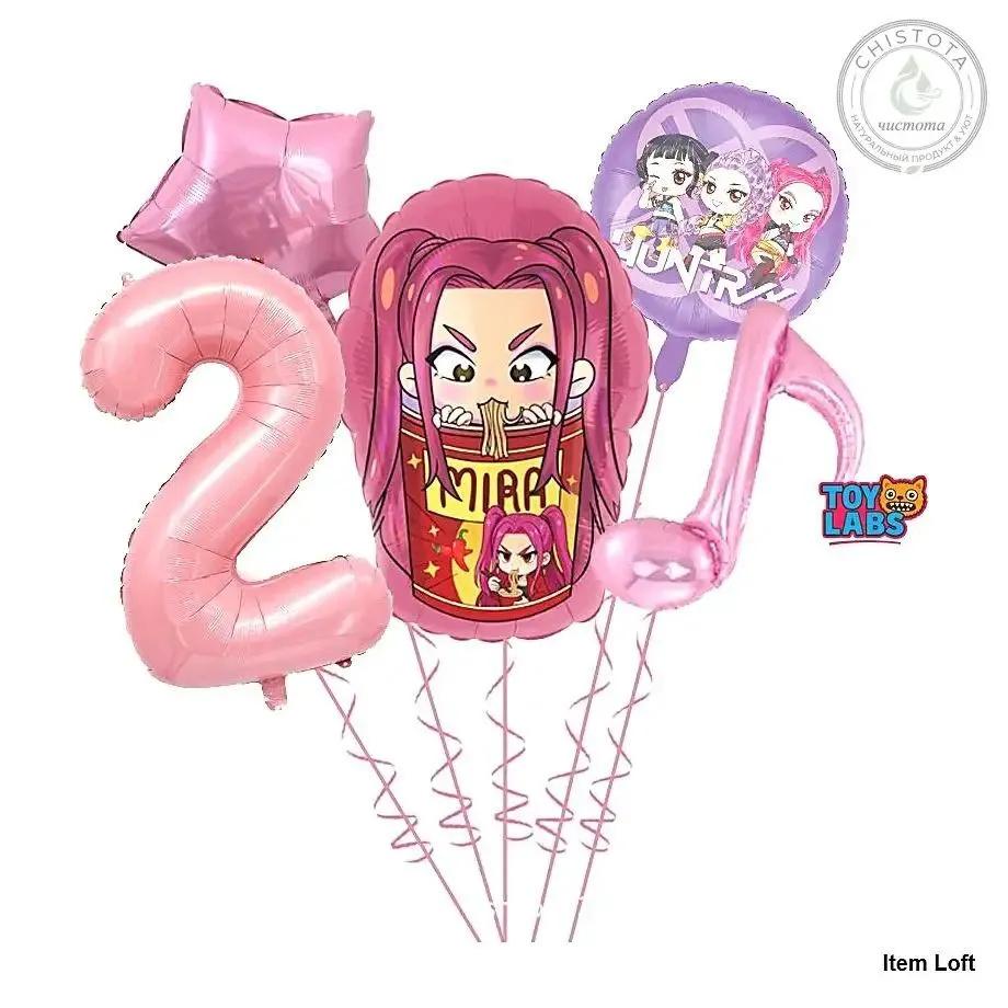Foil Balloons for Birthday Party Decorations Scene Setup