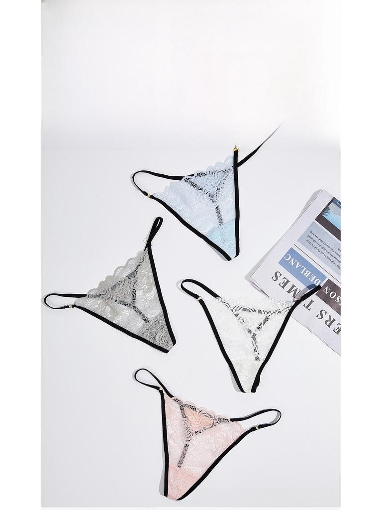 Classic European & American Sexy One-Piece Lace Bikini Thong for Women