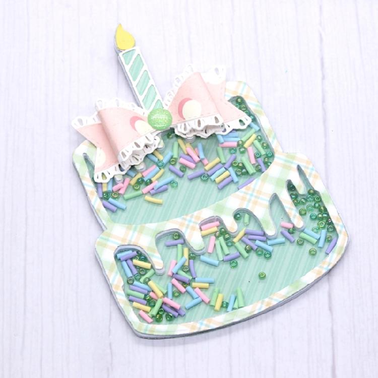 Carbon Steel Cutting Die Ice Cream/2-layer Cake Metal Die Cuts Stencils Template