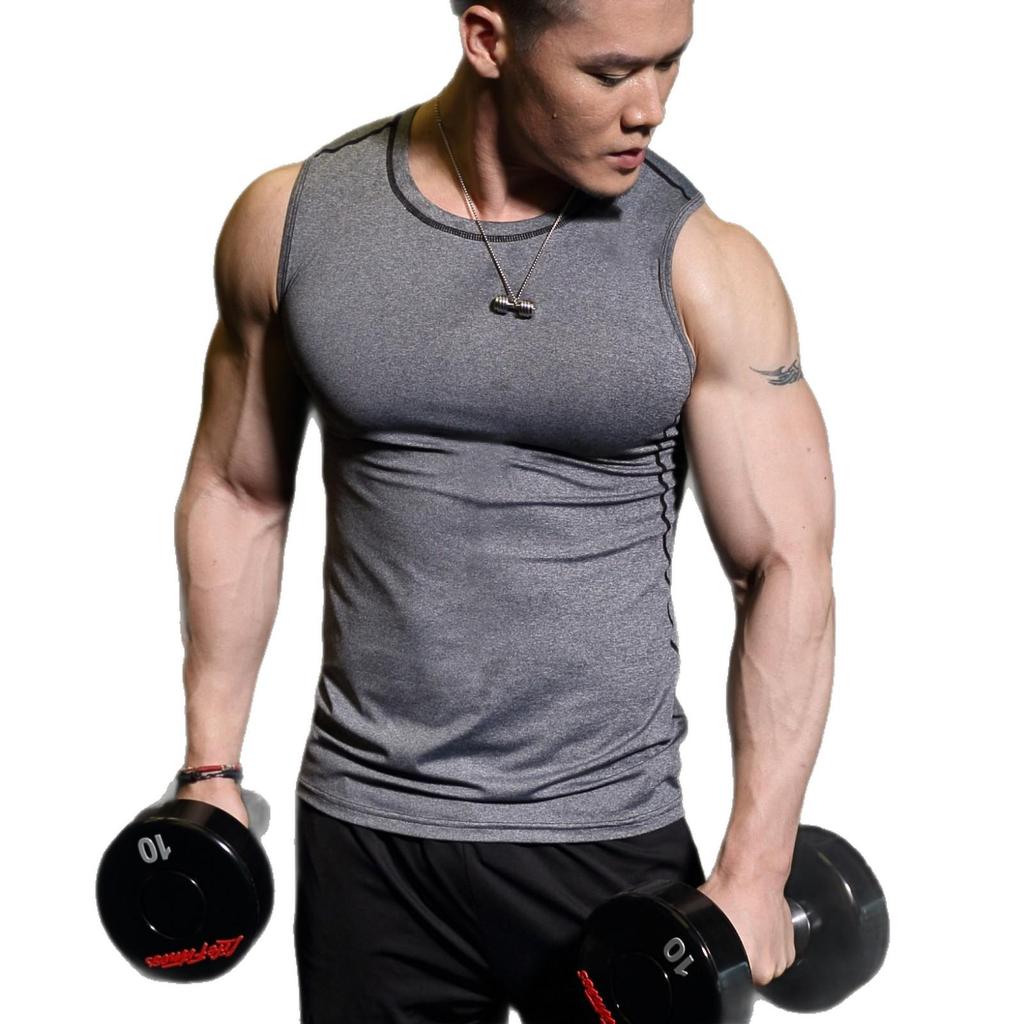 2025 Men's Quick-Dry Muscle Fit Gym Vest