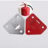 Wall Mount Fire Extinguisher Hanger Durable Metal Fixing Bracket Universal for 3-5lb Extinguishers Garage Office Use