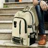 1 Stück Fabrik Neuankömmling Herren Rucksack Lässig Reise Rucksack Vintage Canvas Große Kapazität Studenten Rucksack Tasche