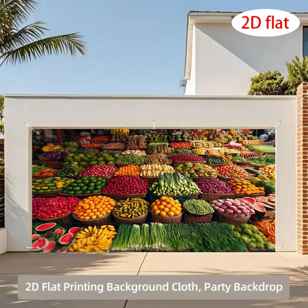 2D plane 1 piece of rural-style background for autumn harvest market suitable for parties and birthday anniversary parties