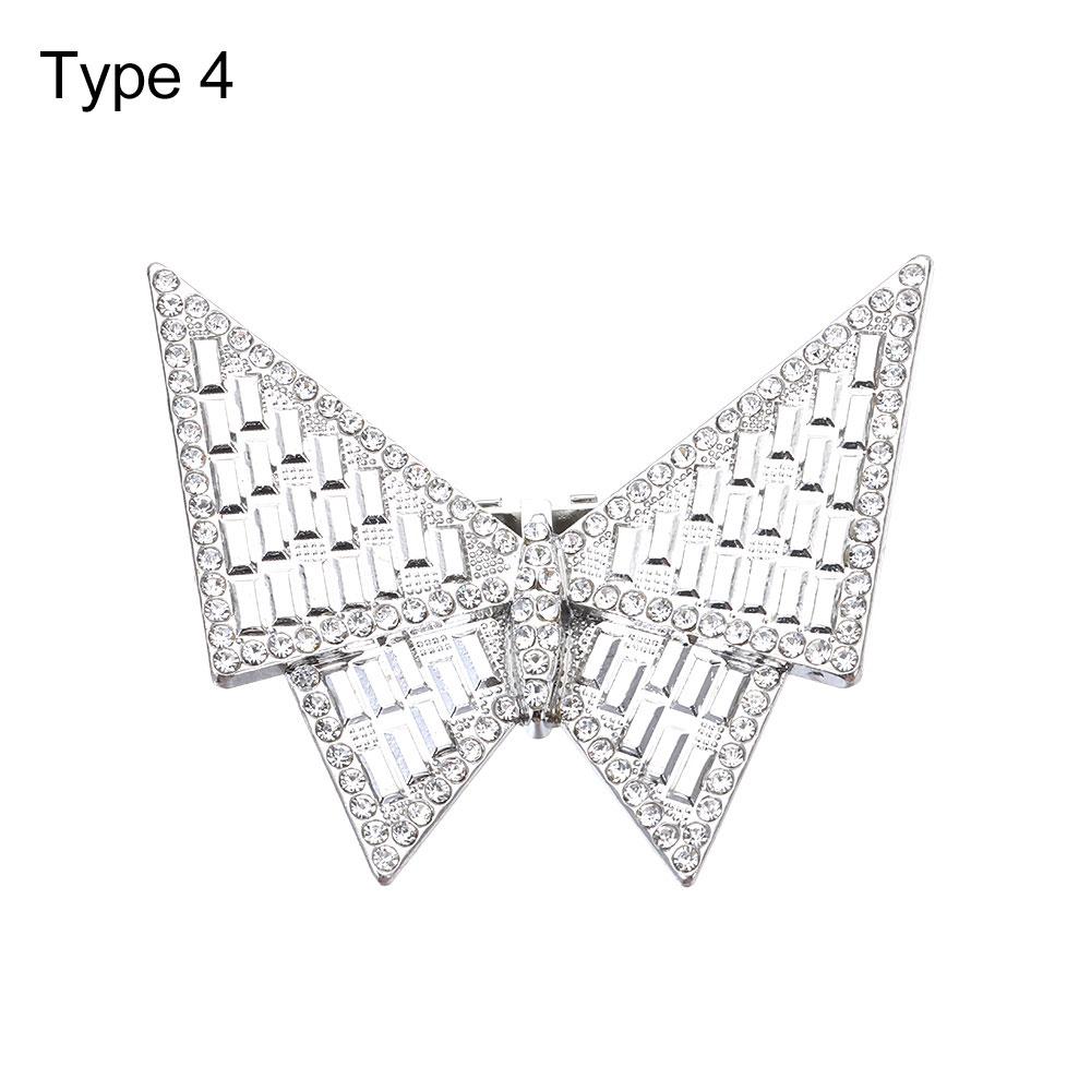 1 szt. Klips do butów Buty ślubne Wysoki obcas Kobiety Panna młoda Dekoracja Cyrkonie Błyszczące Ozdobne Klipsy Motyl Charms Klamra