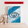 Manchester City 5D Diy Diamond Painting Round Diamond Diy Frameless Holiday Artwork Suitable For Home Office Wall Decoration
