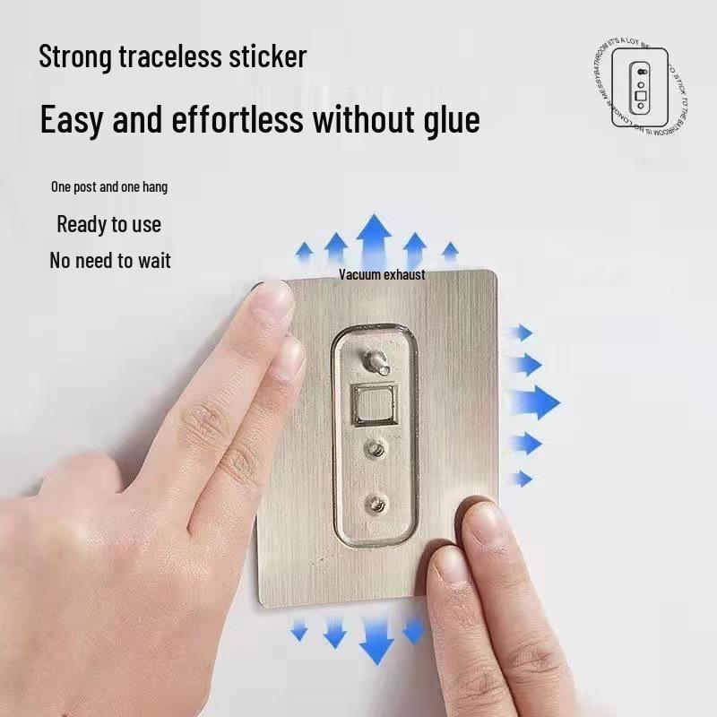 Алюминиевая угловая полка для хранения в ванной без сверления