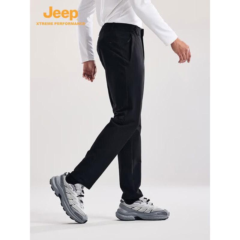 JEEP Men's P530934011 High-Elastic Windproof Hiking Pants