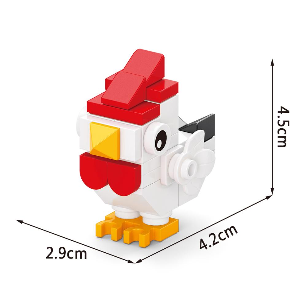 Insect World Animals Scorpion Mantis Ants Spider Birds Marine Animal Building Blocks Toys Desktop Ornaments Bricks Kids Gift