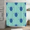 Turtle Pattern Shower Curtain Blue Sea Turtle Bathing Room Decor Waterproof Fabric