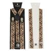 Unisex Y Back Suspenders 3 Clips Adjustable Elastic Braces