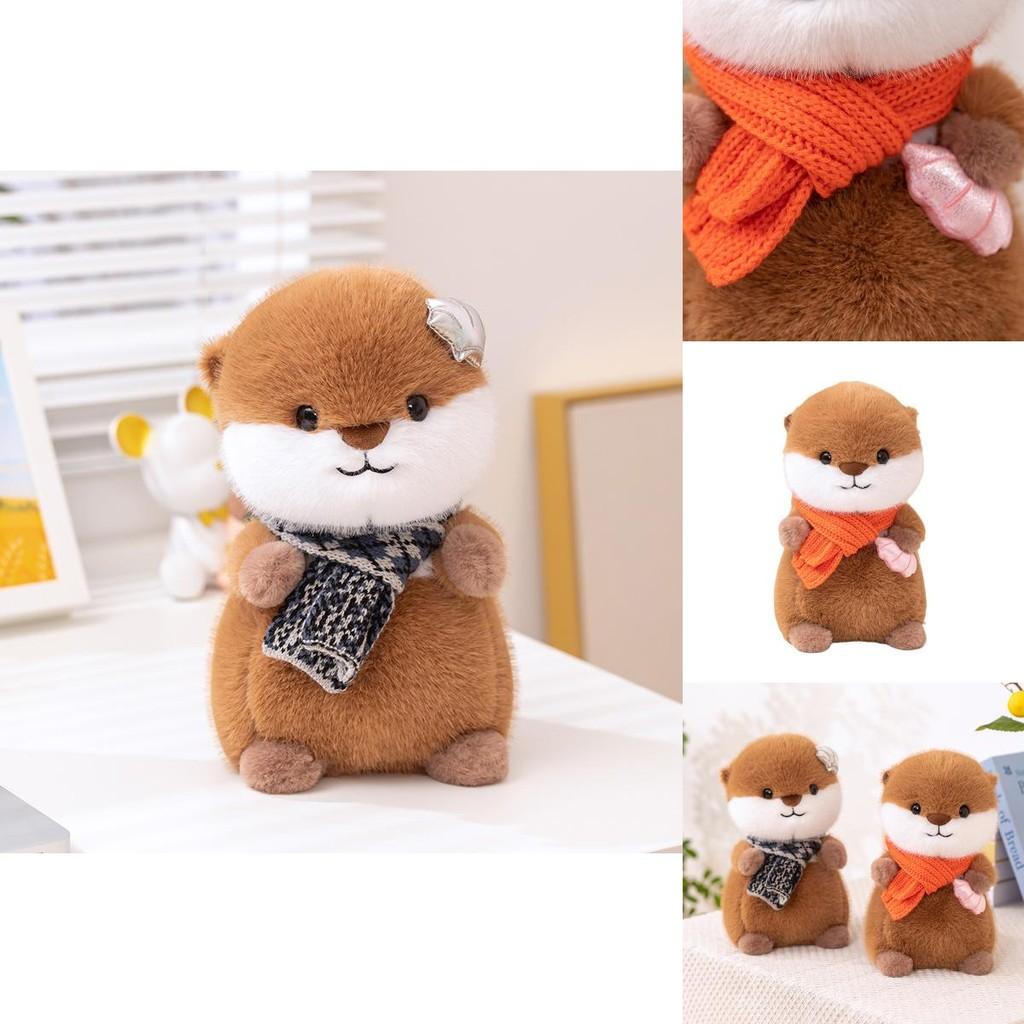 Adorable 30cm Plush Otter Stuffed Animal Doll With Soft Pp Cotton Filling For Cozy Cuddling